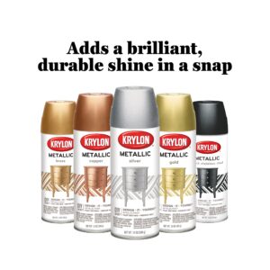 KRYLON DIVERSIFIED BRANDS K01706 Krylon Spray Paint, Gold 12 Ounce (Pack of 1)