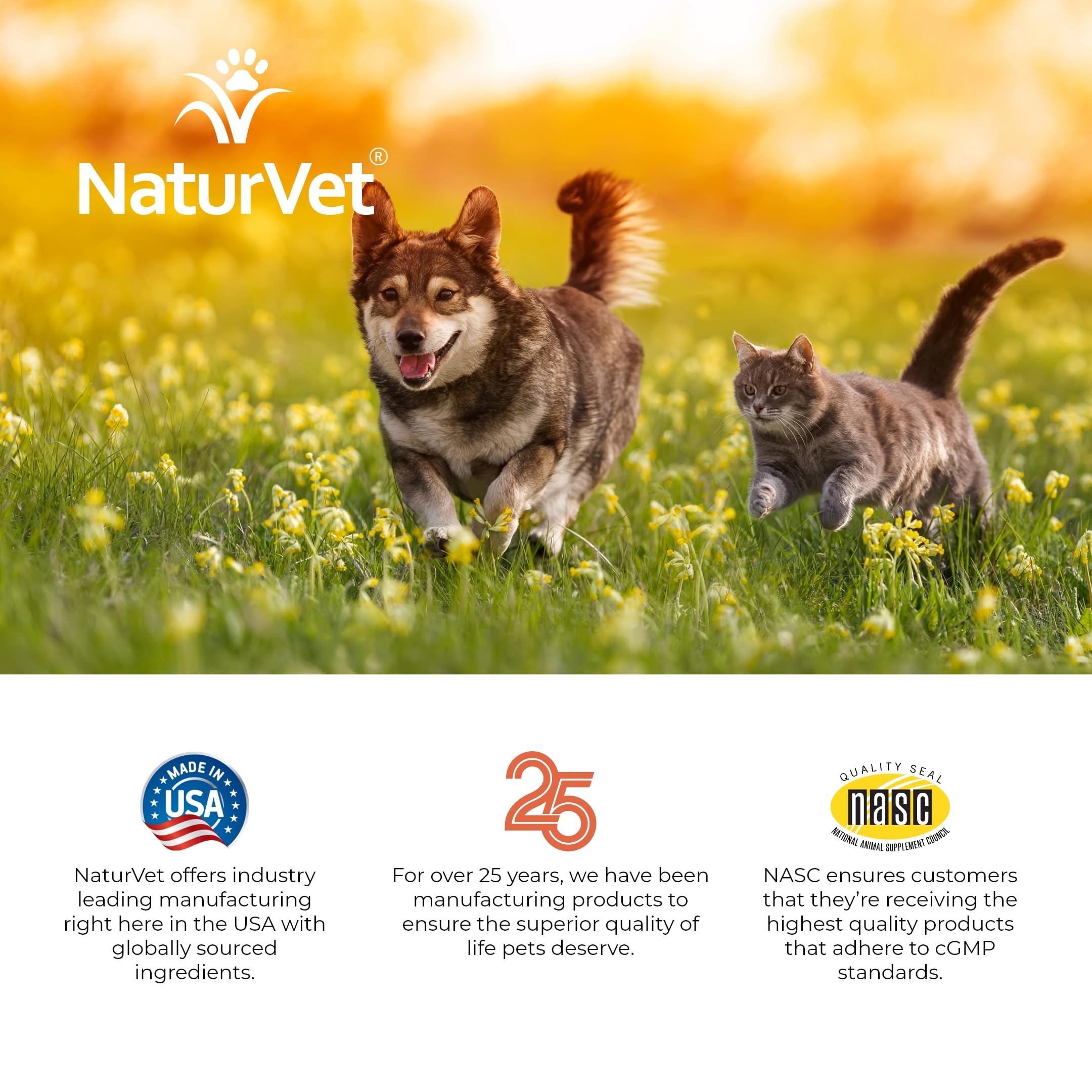 NaturVet Aller-911 Advanced Allergy Aid Formula Powder Plus Antioxidants for Dogs and Cats, 9 oz Powder, Made in The USA