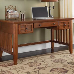 Arts & Crafts Cottage Oak Executive Desk by Home Styles