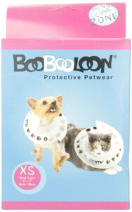 boobooloon inflatable pet recovery collar 1 extra small size