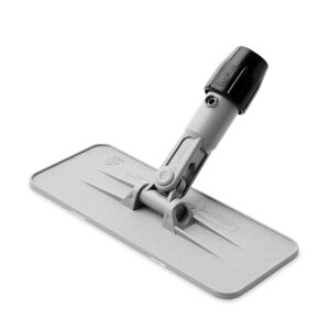 rubbermaid commercial fgq31100gray upright scrubber pad holder with universal locking collar, gray