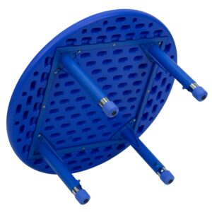 Flash Furniture Blue Preschool Activity Table, 33" Round