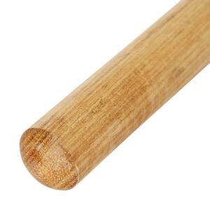 Rubbermaid Commercial Products Sanded Wood Broom Handle with TapeRed Tip, 60-Inch, Natural for Floor Cleaning/Sweeping in Home/Office