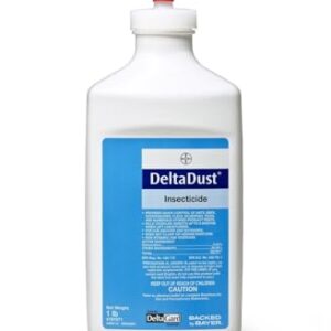 1 LB Delta Dust Pest Insecticide w/Puffer Bellow Hand Duster, Carpenter Bee, Bedbugs, Wasp Control and Many More.