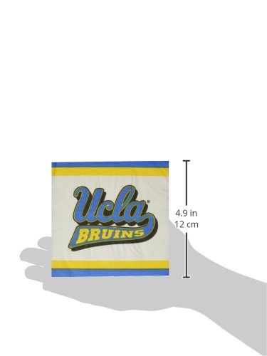 Mayflower Distributing Company 24 Count UCLA Beverage Napkin, Multicolor