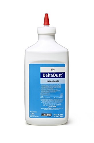 1 LB Delta Dust Pest Insecticide w/Puffer Bellow Hand Duster, Carpenter Bee, Bedbugs, Wasp Control and Many More.