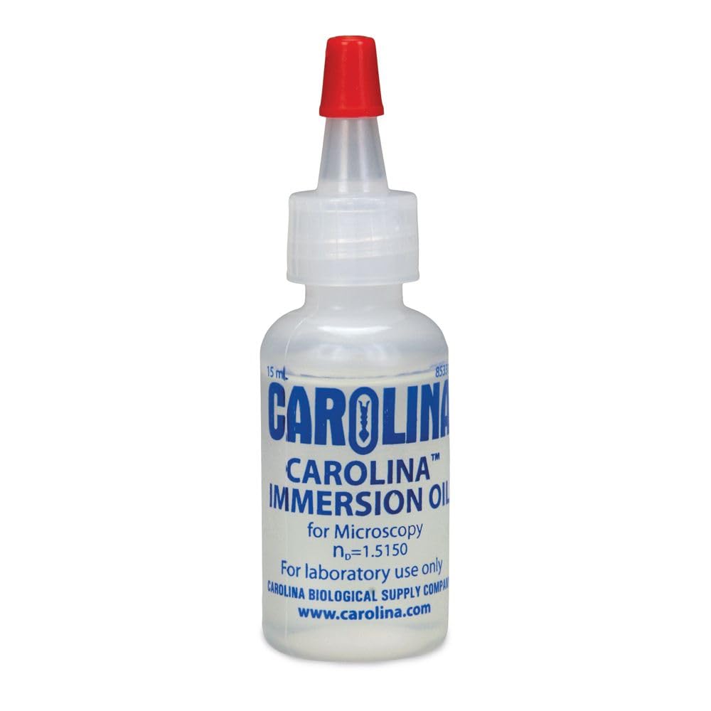 Carolina Immersion Oil, Laboratory Grade, 15-Ml Dropping Bottle