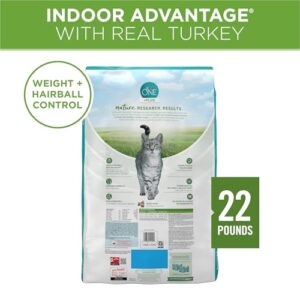 Purina ONE Natural, Low Fat, Weight Control, Indoor Dry Cat Food, +Plus Indoor Advantage - 22 lb. Bag