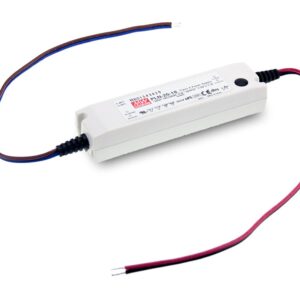 MEAN WELL PLN-20-12 LED Driver Enclosed Switching Power Supply, 12 Volt, 1.6 Amp, 19.2 Watt