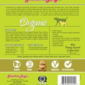 Grandma Lucy's Organic Oven Baked Dog Treats - Apple, 14 oz