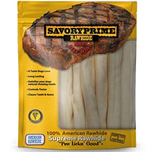 Savory Prime 7-Pack Rolls, Mini, White, All Breed Sizes (49627130)