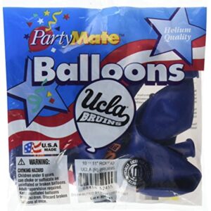 Pioneer Balloon Company 10 Count UCLA Latex Balloon, 11", Multicolor