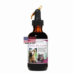 vital pet lipids for cats & dogs 8 oz.