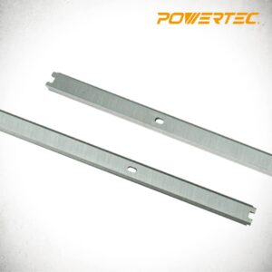 POWERTEC 13 Inch Planer Blades for Ridgid R4330, R4331, TP1300LS Planer, Replacement for AC20502 Planer Knives, Set of 3 (12828)