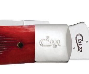 Case Dark Red John Wyne Trapper Pocket Knife Gift Set