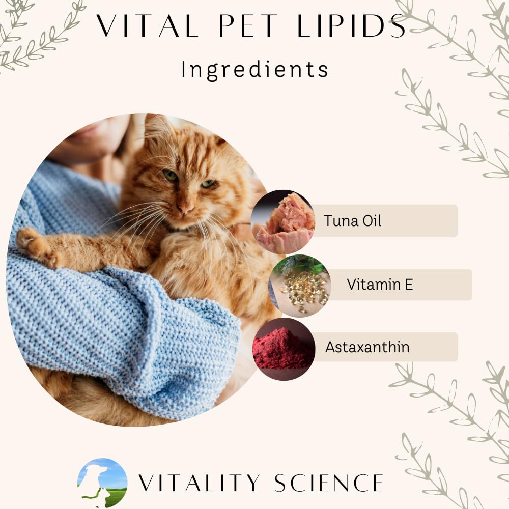 Vital Pet Lipids for Cats & Dogs 8 oz.