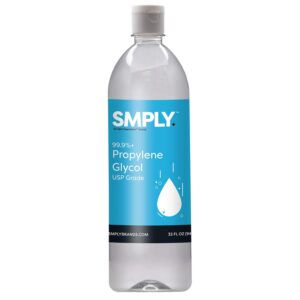 smply. usp food grade 99.9% pure propylene glycol, 35 oz