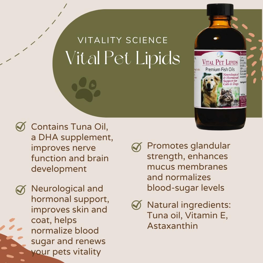 Vital Pet Lipids for Cats & Dogs 4oz