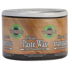 Trewax Paste Wax with Carnauba Wax, Clear, 12.35-Ounce, Ideal on Hardwood Floors, Fine Furniture, Granite, Marble and Bronze