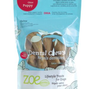 Zoë Puppy 8.9-Ounce Dental Chew Treats, Large