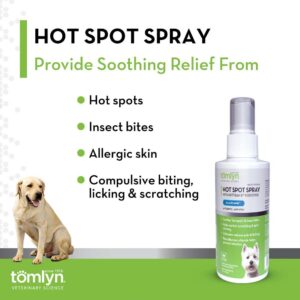 Tomlyn Allercaine Hot Spot Spray for Dogs, 4oz