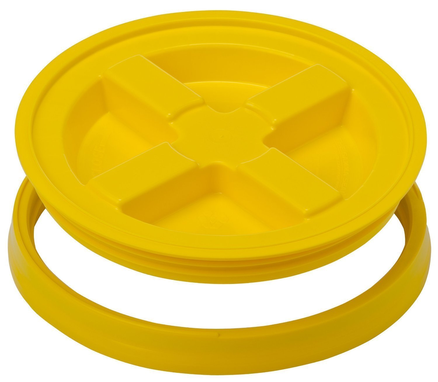 Gamma Seal Lid - Yellow - For 3.5 to 7 Gallon Buckets or Pails Gamma2