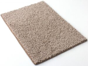 koeckritz 9’x12’ beige area rug. frieze plush textured carpet for residential or commercial use. approximately 1/2" thick with binding.