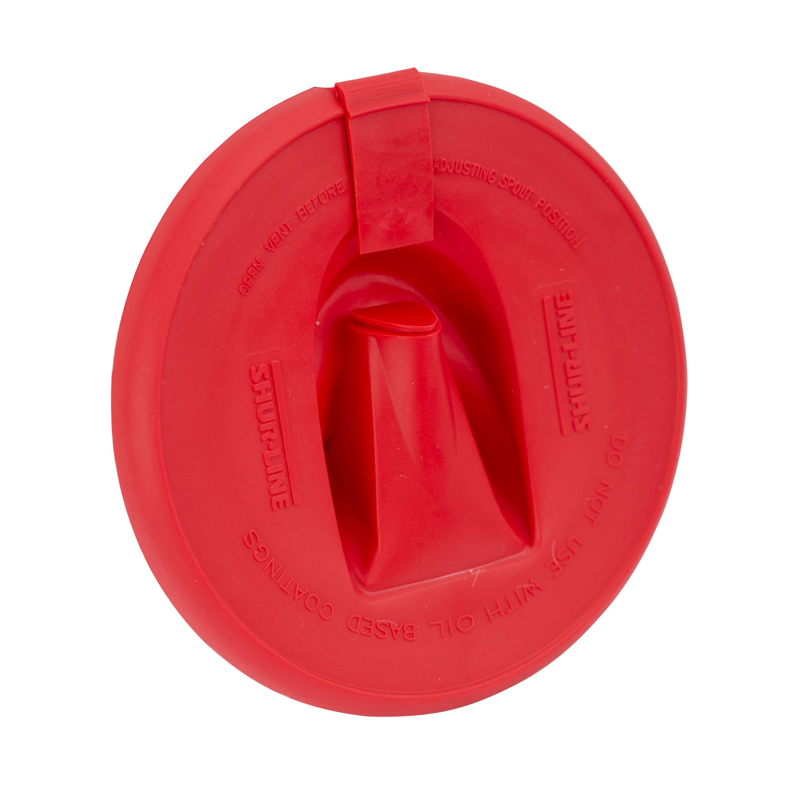 Shur-Line 2007061 Red Silicone Mess-Free Store and Pour Collapsible Paint Can Lid