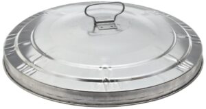 witt industries wcd32l galvanized steel light duty waste lid, round, 21-1/2" diameter x 4" height