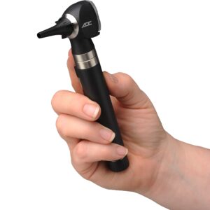 ADC Otoscope/Ophthalmoscope Diagnostic Set, Pocket Size, Xenon Lamp, 2.5V, Soft Case, Diagnostix 5110NS, Black