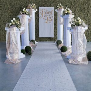 Fun Express Marble-Look Fluted Pillars 6' Tall - Large Party Decor - Wedding, Prom, Formal Dances - 3D Stand Ups - VBS Vacation Bible School Supplies/Decor - 2 Pieces