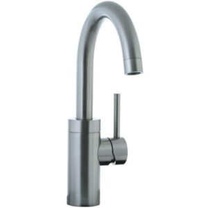 cifial 221.146.620 techno kitchen faucet with pull-down spray, satin nickel