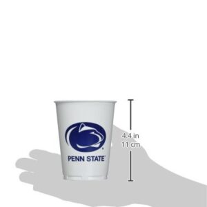 Mayflower Distributing Company 8 Count Penn State Cups, 14 oz, Multicolor