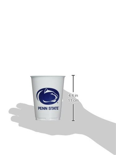 Mayflower Distributing Company 8 Count Penn State Cups, 14 oz, Multicolor