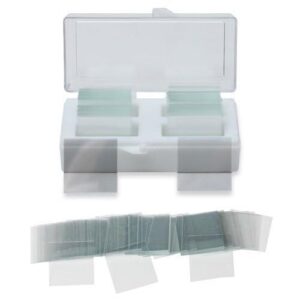 Standard Microscope Cover Slips, #1 Thick, 22x22mm, Karter Scientific 211Z3 (Pack of 200)