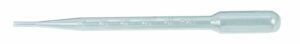 heathrow scientific hd206373b polyethylene plastic 3ml 20 wrap sterile disposable transfer pipette, 155mm length, 0.5ml graduation interval (pack of 500)