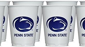 Mayflower Distributing Company 8 Count Penn State Cups, 14 oz, Multicolor