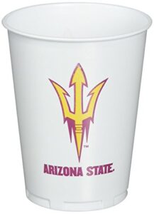 mayflower distributing company 8 count arizona state cups, 14 oz, multicolor