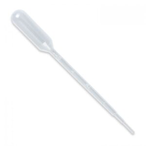 1 ml transfer pipettes with graduations, polyethylene plastic, disposable, 0.25 ml graduation interval (pack of 500)