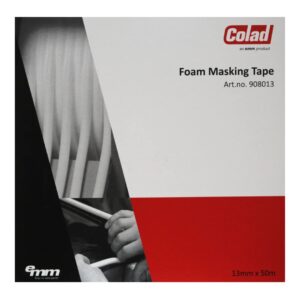 Colad Soft Edge Automotive Foam Masking Tape for Sealing Car and Truck Door Jams Overspray Protection 1/2 Inch x 54 yards (13 mm x 50 m)