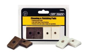 tidy track cleaning & finishing pads (16) woodland scenics