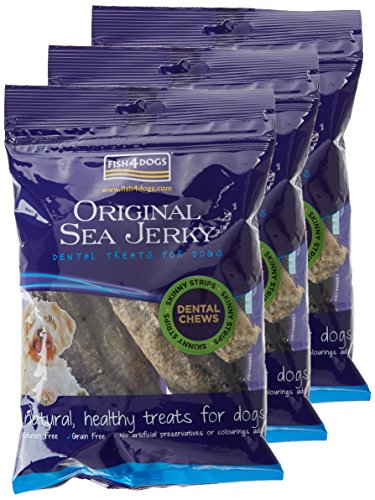 Fish4Dogs Sea Jerky Skinny Strips 100 g (Pack of 3)