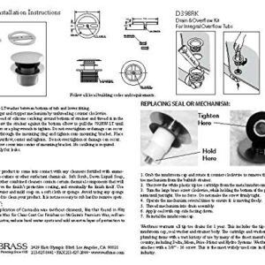 Westbrass Mushroom Tip-Toe Tub Trim Set with Floating Faceplate, Stainless Steel, D398RK-20