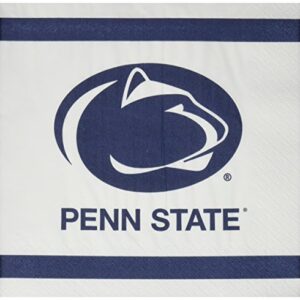 Mayflower Distributing Company 20 Count Penn State Lunch Napkin, 6.5", Multicolor