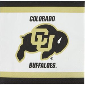 Mayflower Distributing Company University of Colorado Lunch Napkin, 6.5-Inch, Multicolor