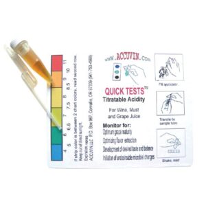 accuvin titratable acidity test kit