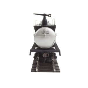 Walthers Trainline HO Scale Model Firefighting Car Ready to Run Denver & Rio Grande Western #Ax 2946 (Silver, Black)