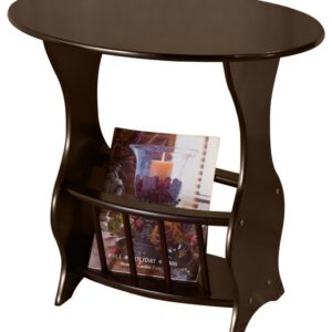 Frenchi Furniture Magazine Table, Dark Cherry