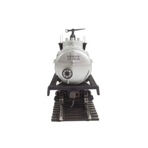 Walthers Trainline HO Scale Model Firefighting Car Ready to Run Denver & Rio Grande Western #Ax 2946 (Silver, Black)