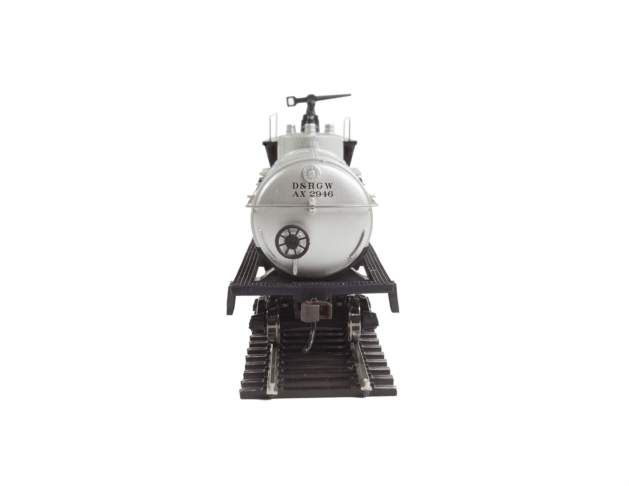 Walthers Trainline HO Scale Model Firefighting Car Ready to Run Denver & Rio Grande Western #Ax 2946 (Silver, Black)